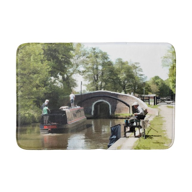 CANAL BOATS BATH MAT (Front)