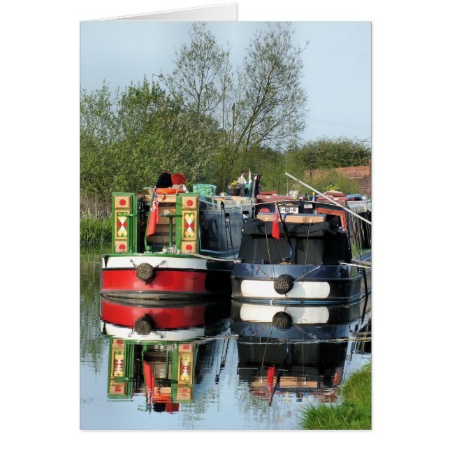 CANAL BOATS CARD (Front)
