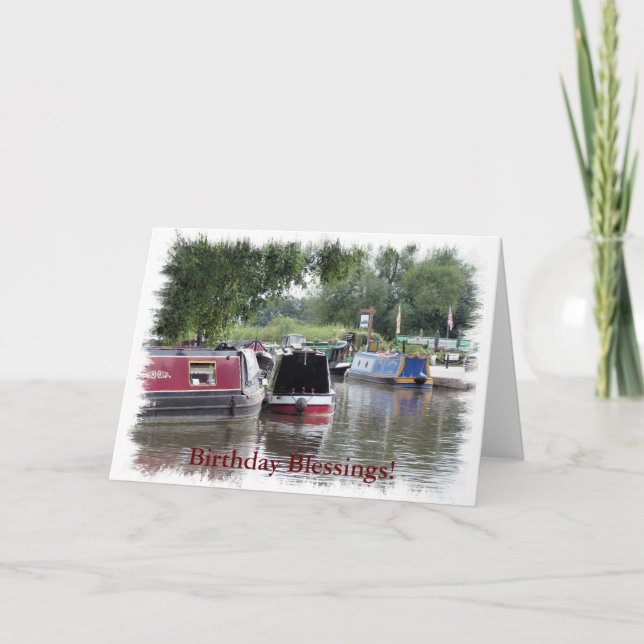 CANAL BOATS CARD (Front)