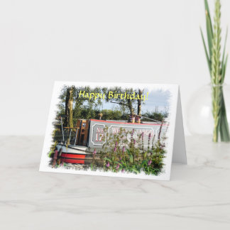 CANAL BOATS CARD
