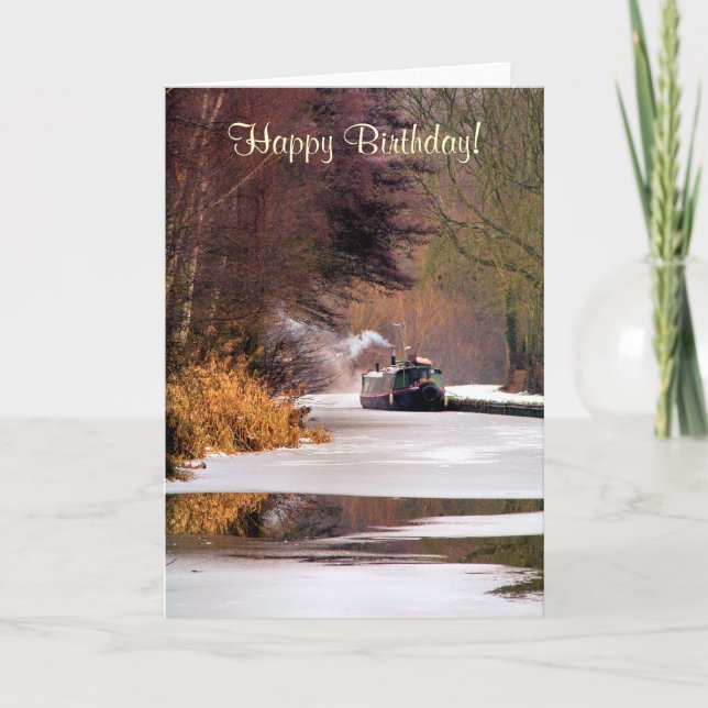 CANAL BOATS CARD (Front)