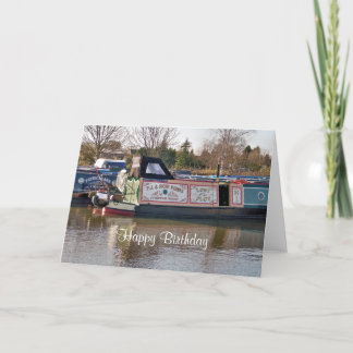 CANAL BOATS CARD