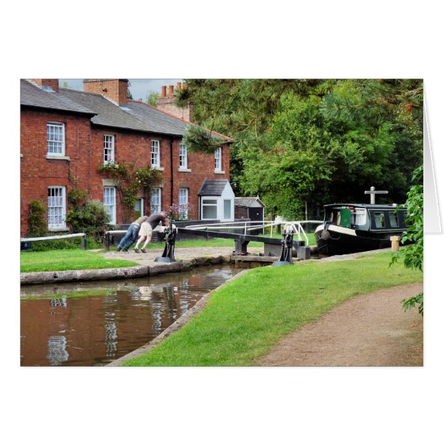 CANAL BOATS CARD (Front Horizontal)