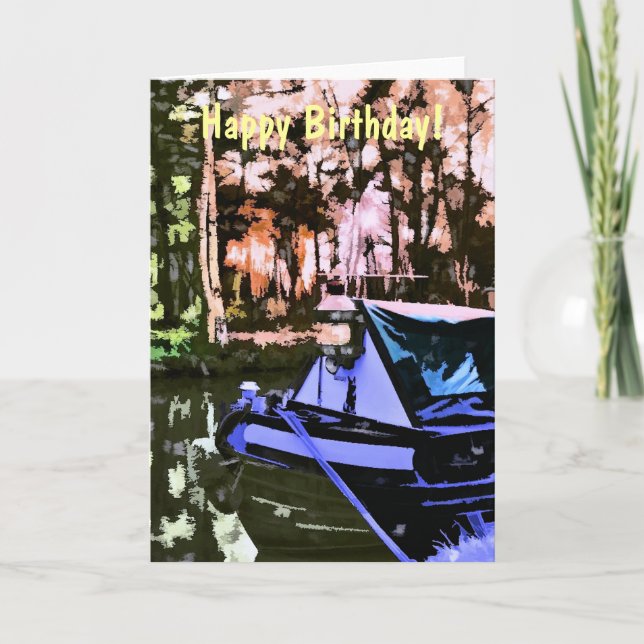 CANAL BOATS CARD (Front)