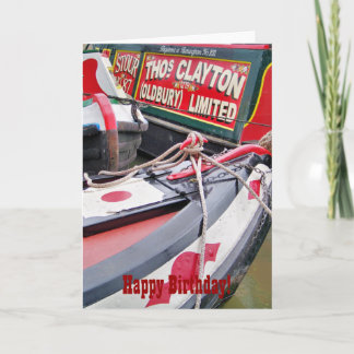 CANAL BOATS CARD