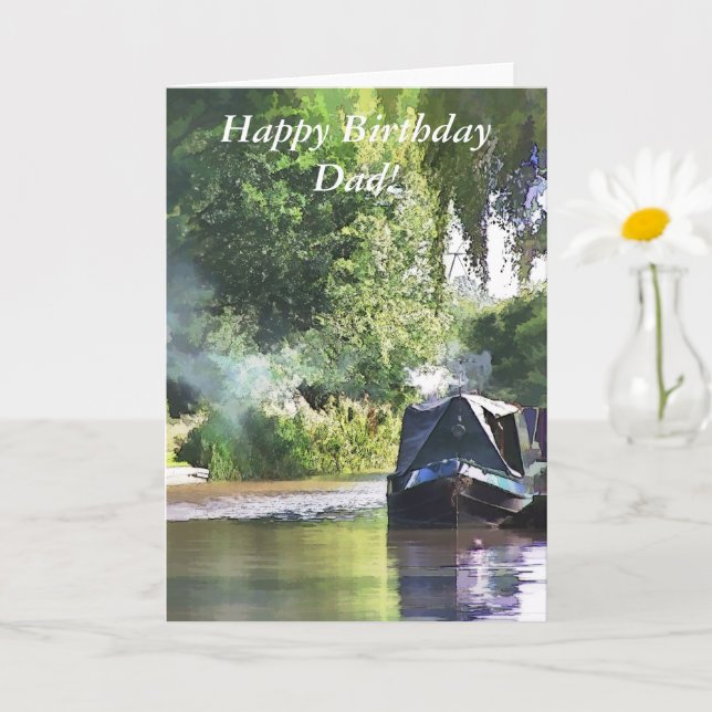 CANAL BOATS CARD (Small Plant)