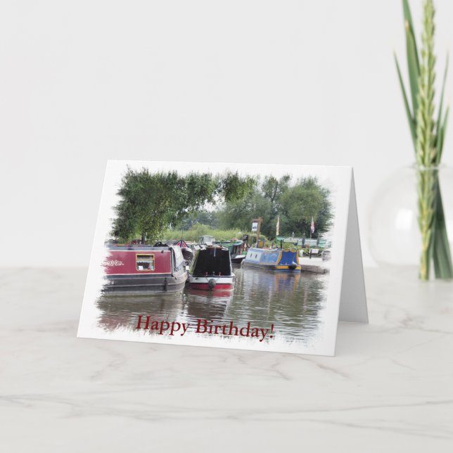 CANAL BOATS CARD (Front)