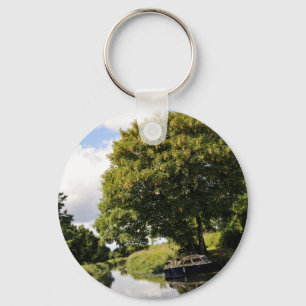 Canal Boats Key Ring
