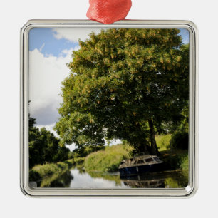 Canal Boats Metal Tree Decoration