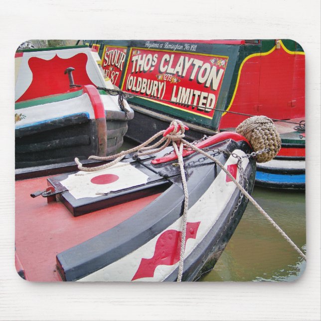 CANAL BOATS MOUSE MAT (Front)
