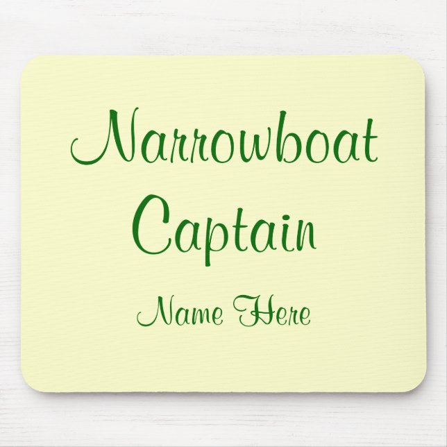 CANAL BOATS MOUSE MAT (Front)