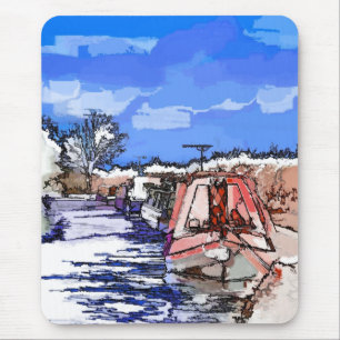 CANAL BOATS MOUSE MAT
