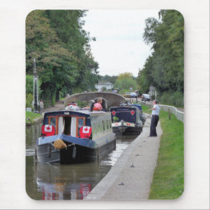 CANAL BOATS MOUSE MAT