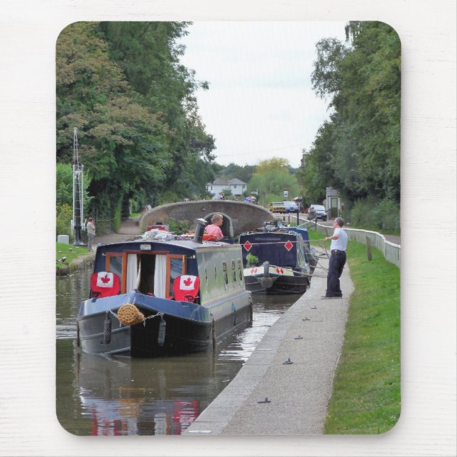 CANAL BOATS MOUSE MAT (Front)