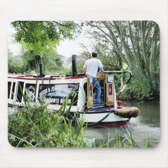 CANAL BOATS MOUSE MAT (Front)