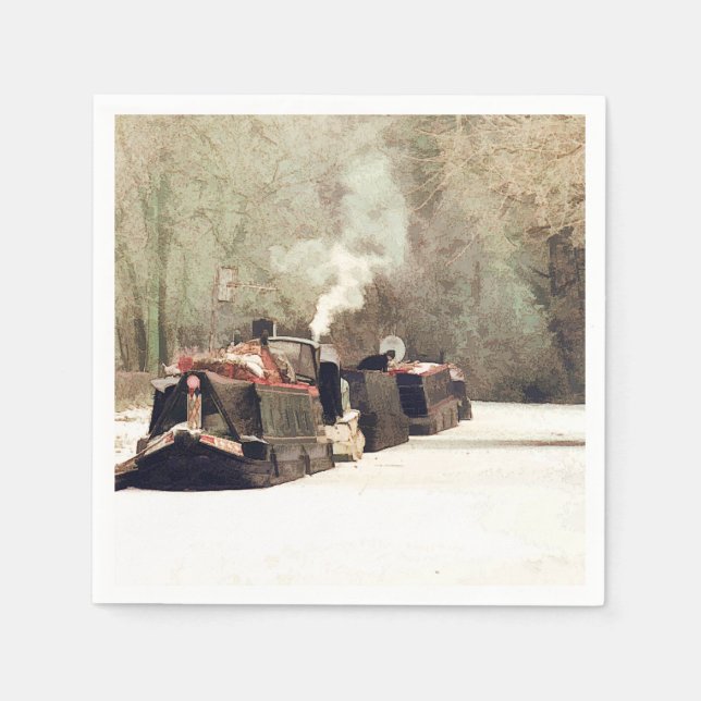 CANAL BOATS NAPKIN (Front)