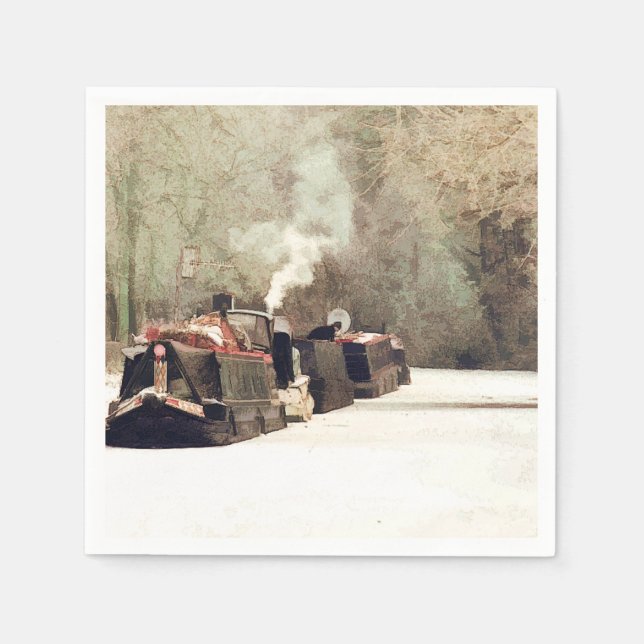 CANAL BOATS NAPKIN (Front)