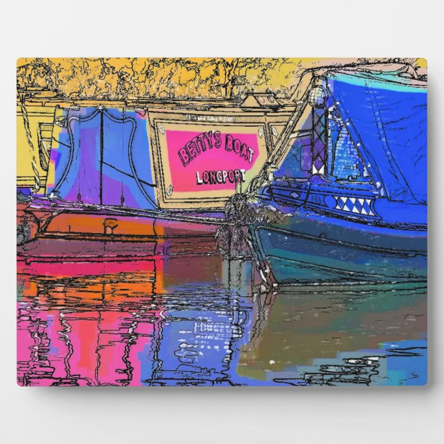 CANAL BOATS PLAQUE (Front)