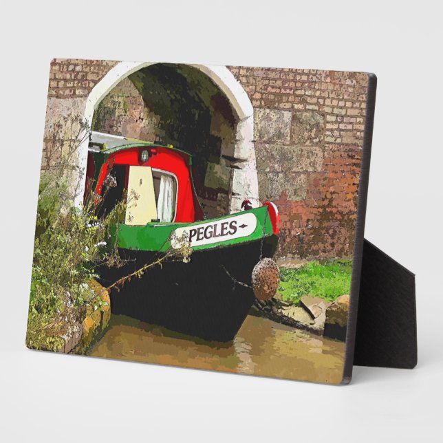 CANAL BOATS PLAQUE (Side)