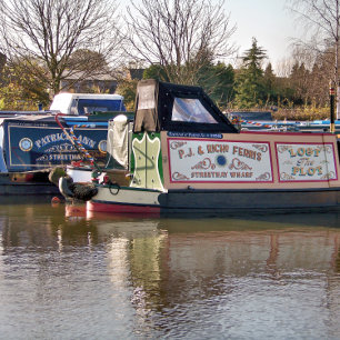 CANAL BOATS POSTER