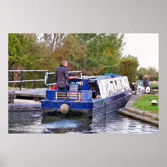 CANAL BOATS POSTER (Front)