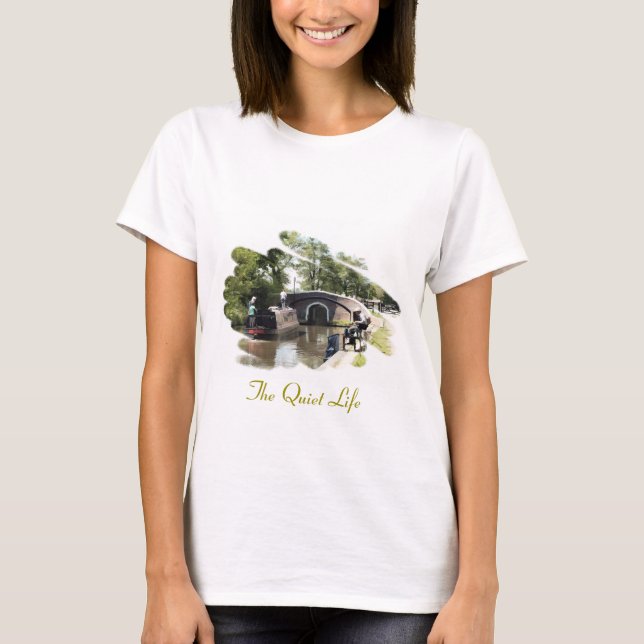 CANAL BOATS T-Shirt (Front)