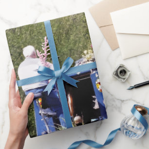 CANAL BOATS WRAPPING PAPER