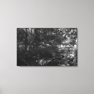 Canal, Bute Park, Cardiff Canvas Print