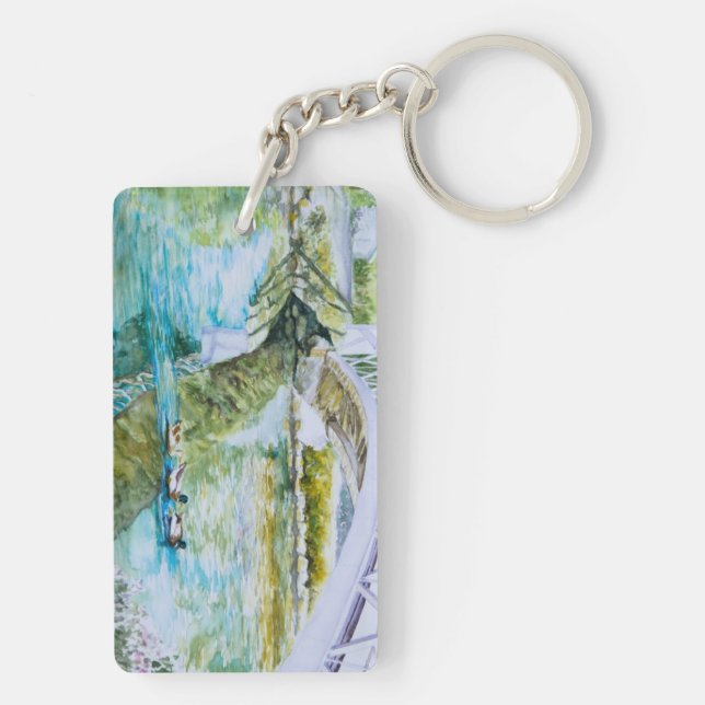 Canal Crossing Key Ring (Back)