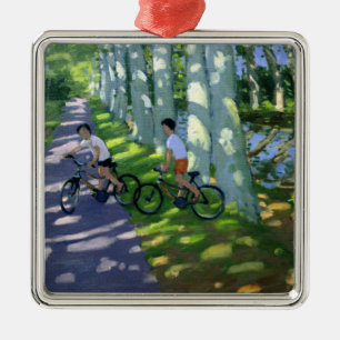 Canal du Midi France Metal Tree Decoration