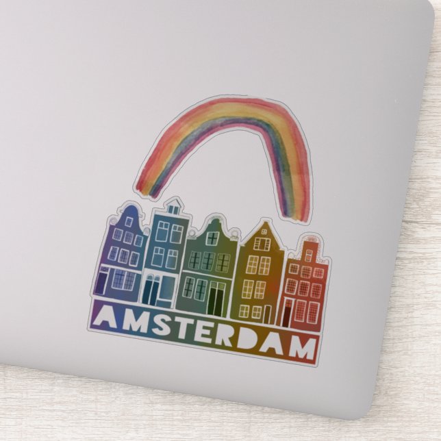 Canal House Amsterdam Holland Rainbow Set (Detail)