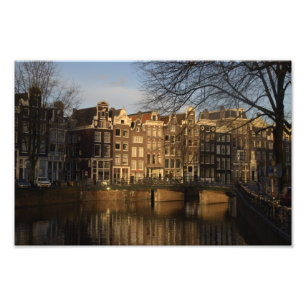 Canal houses photo print