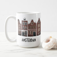 Canal Houses Row Amsterdam Holland Dutch Travel