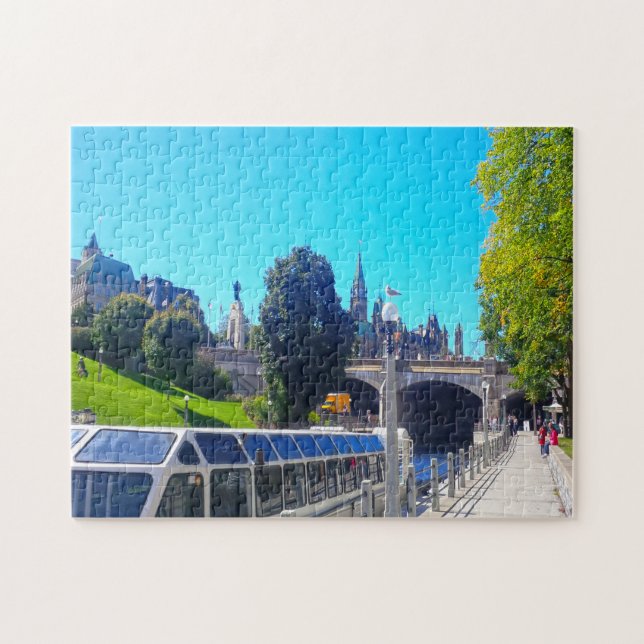 Canal in Ottawa Canada. Jigsaw Puzzle (Horizontal)