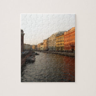Canal in st Petersburg, Russia Jigsaw Puzzle
