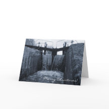 Canal lock Christmas