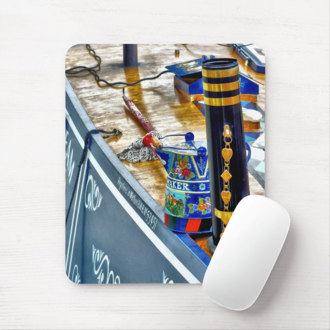 CANAL NARROWBOAT   MOUSE MAT (With Mouse)