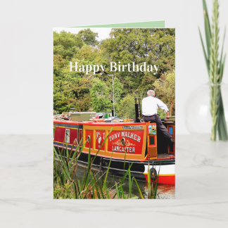 CANAL NARROWBOATS CARD
