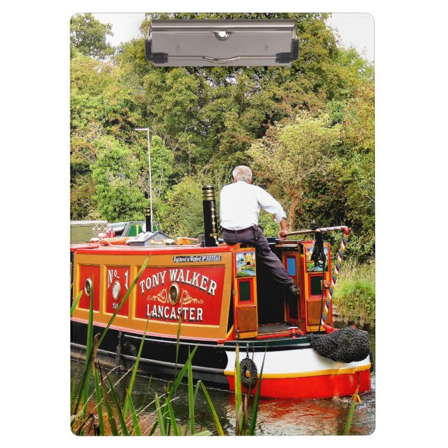 CANAL NARROWBOATS CLIPBOARD (Front)