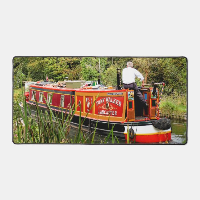 CANAL NARROWBOATS DESK MAT (Front)