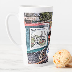 CANAL NARROWBOATS LATTE MUG