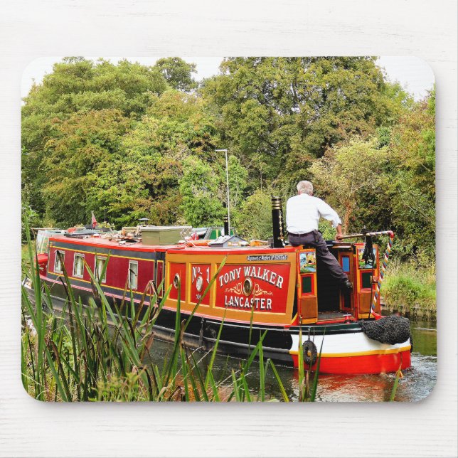 CANAL NARROWBOATS MOUSE MAT (Front)