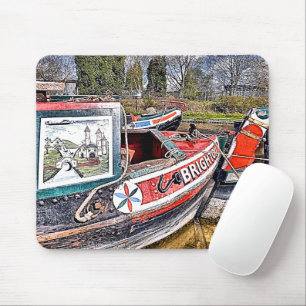 CANAL NARROWBOATS MOUSE MAT