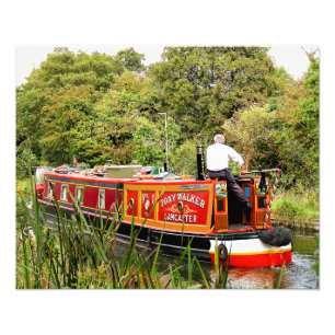 CANAL NARROWBOATS PHOTO PRINT