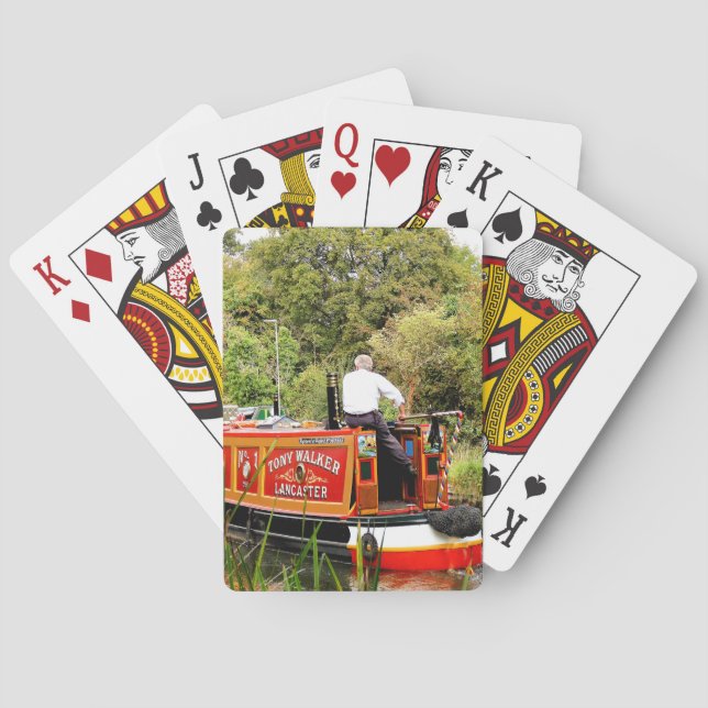 CANAL NARROWBOATS PLAYING CARDS (Back)