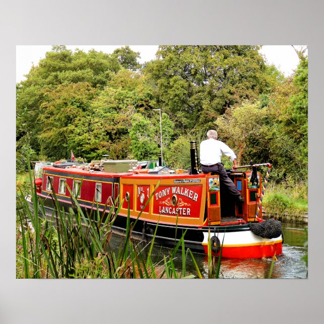 CANAL NARROWBOATS POSTER (Front)