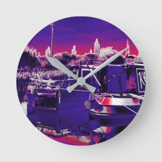 CANAL NARROWBOATS ROUND CLOCK