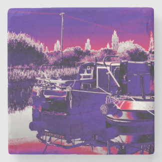 CANAL NARROWBOATS STONE COASTER