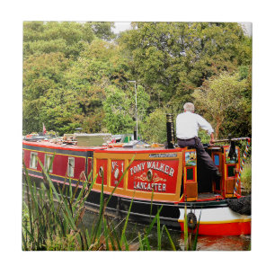 CANAL NARROWBOATS TILE