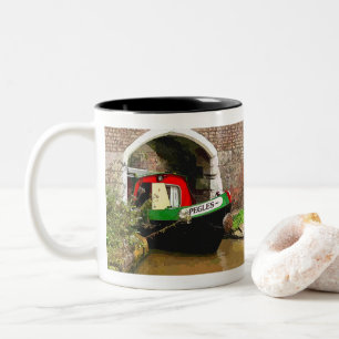 CANAL NARROWBOATS Two-Tone COFFEE MUG